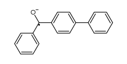 4-phenylbenzophenone ketyl radical anion Structure