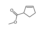 2-Cyclopentene-1-carboxylic acid methyl ester structure