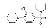 3-AMINO-N,N-DIETHYL-4-PIPERIDIN-1-YL-BENZENESULFONAMIDE structure