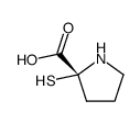 L-Proline, 2-mercapto- (9CI)结构式