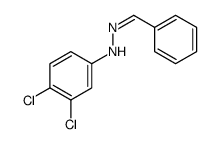 N-[(E)-benzylideneamino]-3,4-dichloroaniline结构式