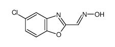 5-CHLORO-1,3-BENZOXAZOLE-2-CARBALDEHYDE OXIME结构式