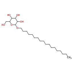 octadecyl D-glucoside结构式