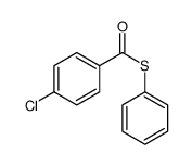 S-Phenyl 4-chlorobenzenecarbothioate结构式
