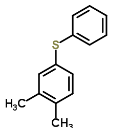 1,2-Dimethyl-4-(phenylsulfanyl)benzene结构式