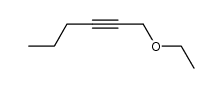 1-ethoxy-hex-2-yne Structure