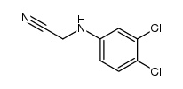 [(3,4-dichlorophenyl)amino]acetonitrile Structure