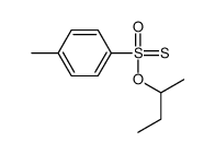 1-butan-2-yloxysulfonothioyl-4-methyl-benzene结构式