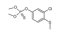 Thiophosphoric acid O-(3-chloro-4-methylsulfanyl-phenyl) ester O',O''-dimethyl ester结构式