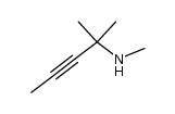 (1,1-dimethyl-but-2-ynyl)-methyl-amine Structure