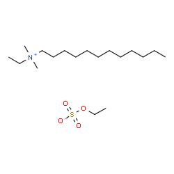 dodecylethyldimethylammonium ethyl sulphate结构式
