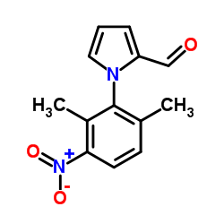1-(2,6-Dimethyl-3-nitrophenyl)-1H-pyrrole-2-carbaldehyde结构式