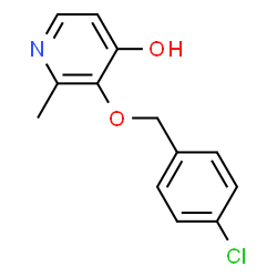 3-[(4-CHLOROBENZYL)OXY]-2-METHYL-4(1H)-PYRIDINONE结构式