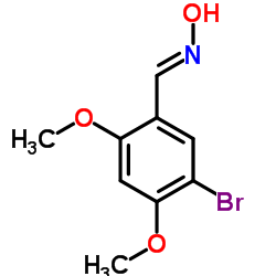 5-BROMO-2,4-DIMETHOXYBENZALDEHYDE OXIME Structure