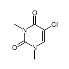 5-氯-1,3-二甲基嘧啶-2,4(1H,3H)-二酮结构式