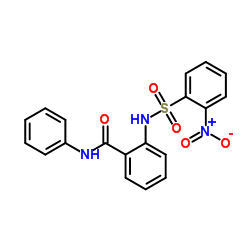 2-{[(2-Nitrophenyl)sulfonyl]amino}-N-phenylbenzamide Structure