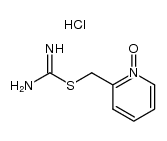 2-pyridylmethylisothiouronium hydrochloride 1-oxide结构式