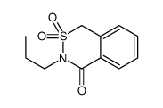 1H-2,3-Benzothiazin-4(3H)-one, 3-propyl-, 2,2-dioxide picture