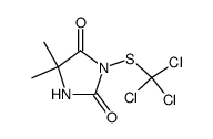 5,5-Dimethyl-3-[(trichloromethyl)thio]-2,4-imidazolidinedione structure