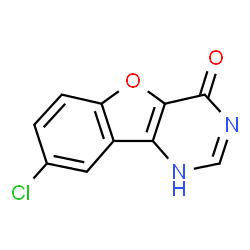 8-Chloro[1]benzofuro[3,2-d]pyrimidin-4(3H)-one Structure