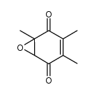 2,5,6-trimethyl-2,3-epoxy-1,4-benzoquinone Structure