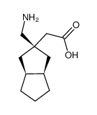 2-Pentaleneaceticacid,2-(aminomethyl)octahydro-,(2-alpha-,3a-bta-,6a-bta-)-(9CI) structure