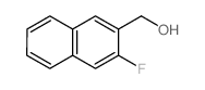 (3-fluoronaphthalen-2-yl)methanol结构式