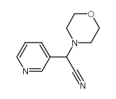 4-Morpholineacetonitrile,α-3-pyridinyl- Structure