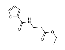 ethyl 3-(furan-2-carbonylamino)propanoate结构式