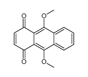 9,10-dimethoxyanthracene-1,4-dione Structure