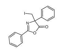5(4H)-Oxazolone,4-(iodomethyl)-2,4-diphenyl- Structure