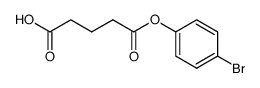 5-(4-bromophenoxy)-5-oxopentanoic acid Structure