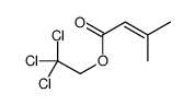 2,2,2-trichloroethyl 3-methylbut-2-enoate Structure