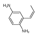 2-propenyl-benzene-1,4-diamine结构式