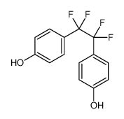 4-[1,1,2,2-tetrafluoro-2-(4-hydroxyphenyl)ethyl]phenol结构式