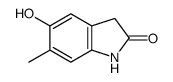 1,3-Dihydro-5-Hydroxy-6-Methyl-2H-Indol-2-One Structure