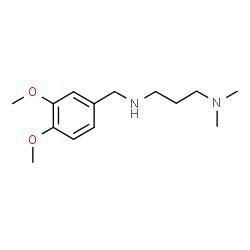 N1-(3,4-二甲氧基苄基)-N3,N3-二甲基丙烷-1,3-二胺结构式