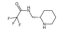 2,2,2-trifluoro-N-(S)-1-piperidin-2-ylmethyl-acetamide Structure
