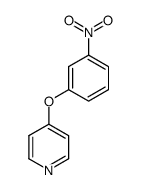 4-(3-硝基苯氧基)吡啶结构式