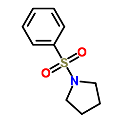 1-(Phenylsulfonyl)pyrrolidine Structure