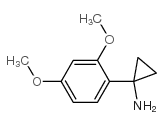 Cyclopropanamine, 1-(2,4-dimethoxyphenyl)- structure