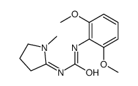 1-(2,6-Dimethoxyphenyl)-3-(1-methylpyrrolidin-2-ylidene)urea structure