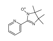 2-(2-pyridyl)-4,4,5,5-tetramethyl-4,5-dihydro-1H-imidazolyl-1-oxy结构式