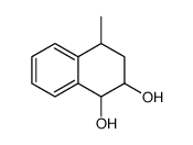 1,2,3,4-Tetrahydro-4-methyl-1,2-naphthalenediol Structure