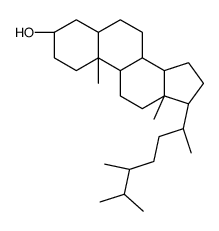 (8R,9S,10S,13R,14S,17R)-17-[(2R,5S)-5,6-dimethylheptan-2-yl]-10,13-dimethyl-2,3,4,5,6,7,8,9,11,12,14,15,16,17-tetradecahydro-1H-cyclopenta[a]phenanthren-3-ol结构式