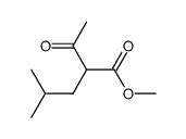 2-Acetyl-4-methylpentanoic acid methyl ester结构式