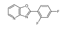 2-(2,4-difluorophenyl)-[1,3]oxazolo[4,5-b]pyridine Structure