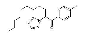2-imidazol-1-yl-1-(4-methylphenyl)undecan-1-one结构式