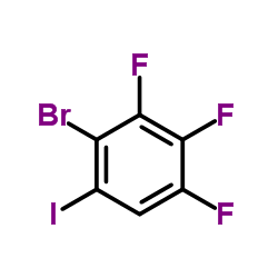 2-BROMO-3,4,5-TRIFLUOROIODOBENZENE structure