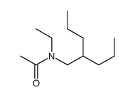 N-ethyl-N-(2-propylpentyl)acetamide结构式